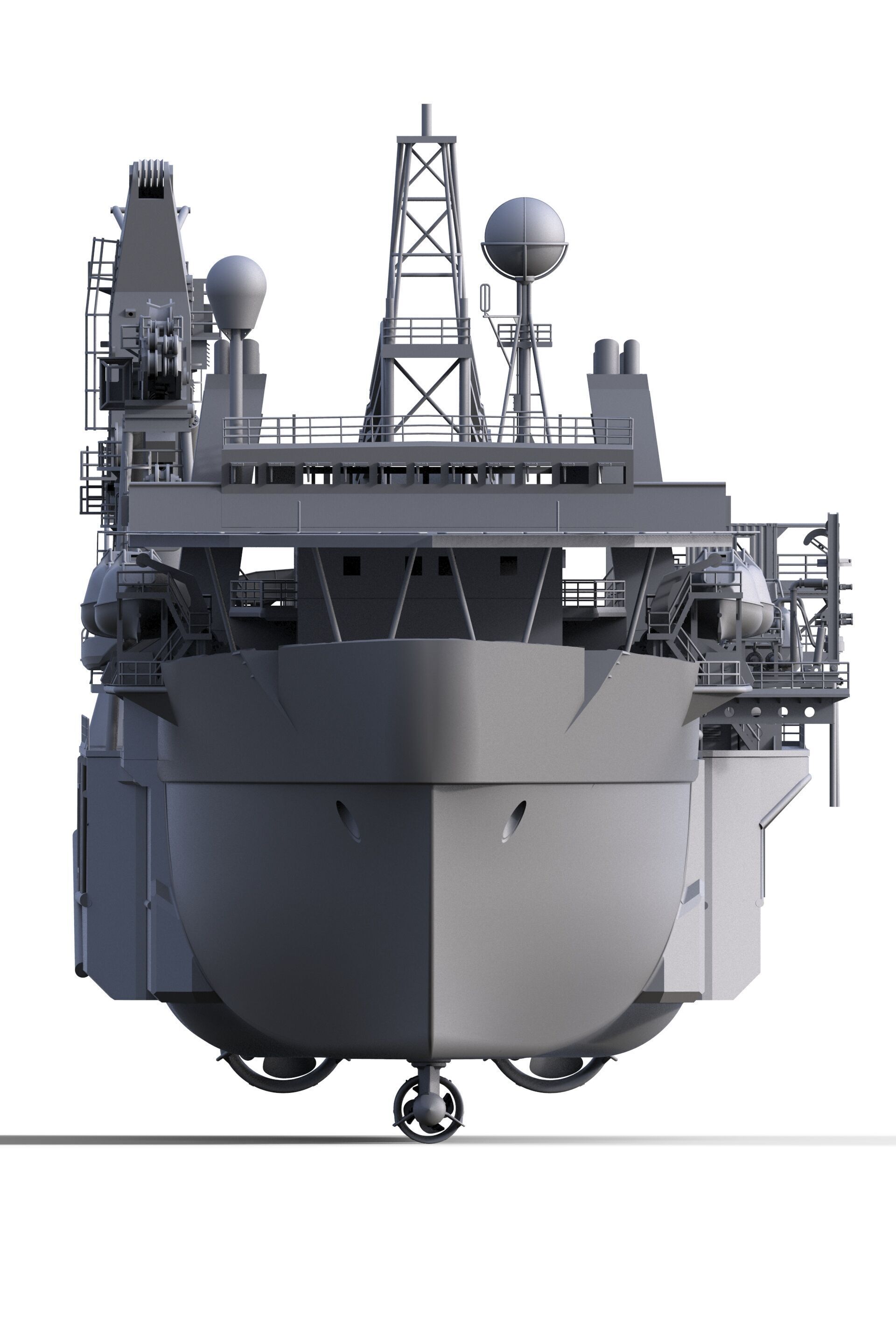 Kreuz Installer Modelship Schiffsmodell Vessel Offshore 3D print model_12