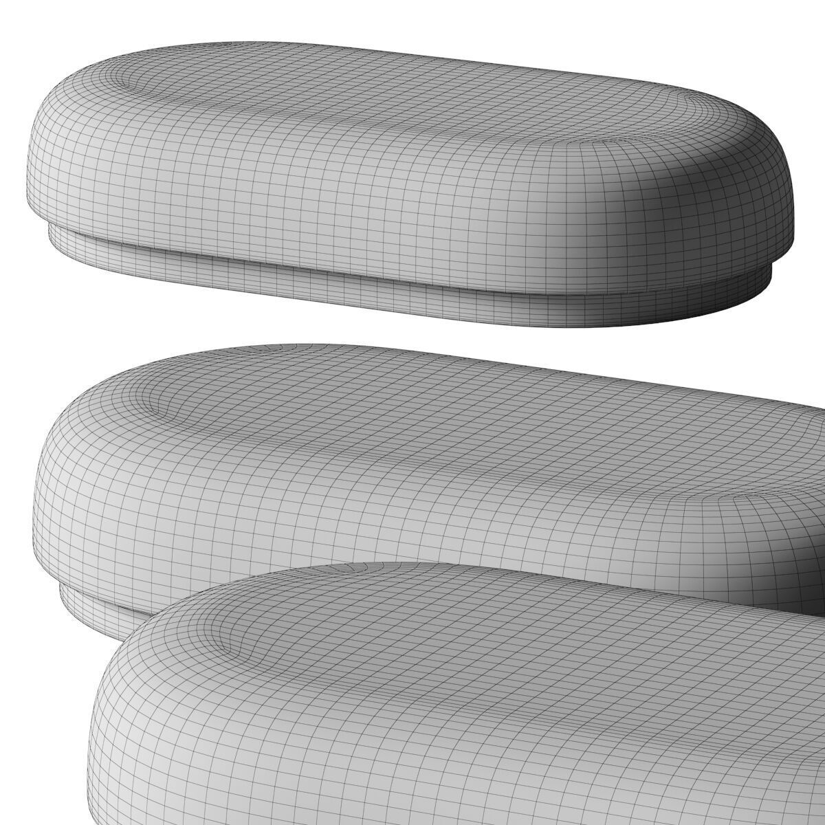 ROLY POLY coffee table - Faye Toogood 3D model_3