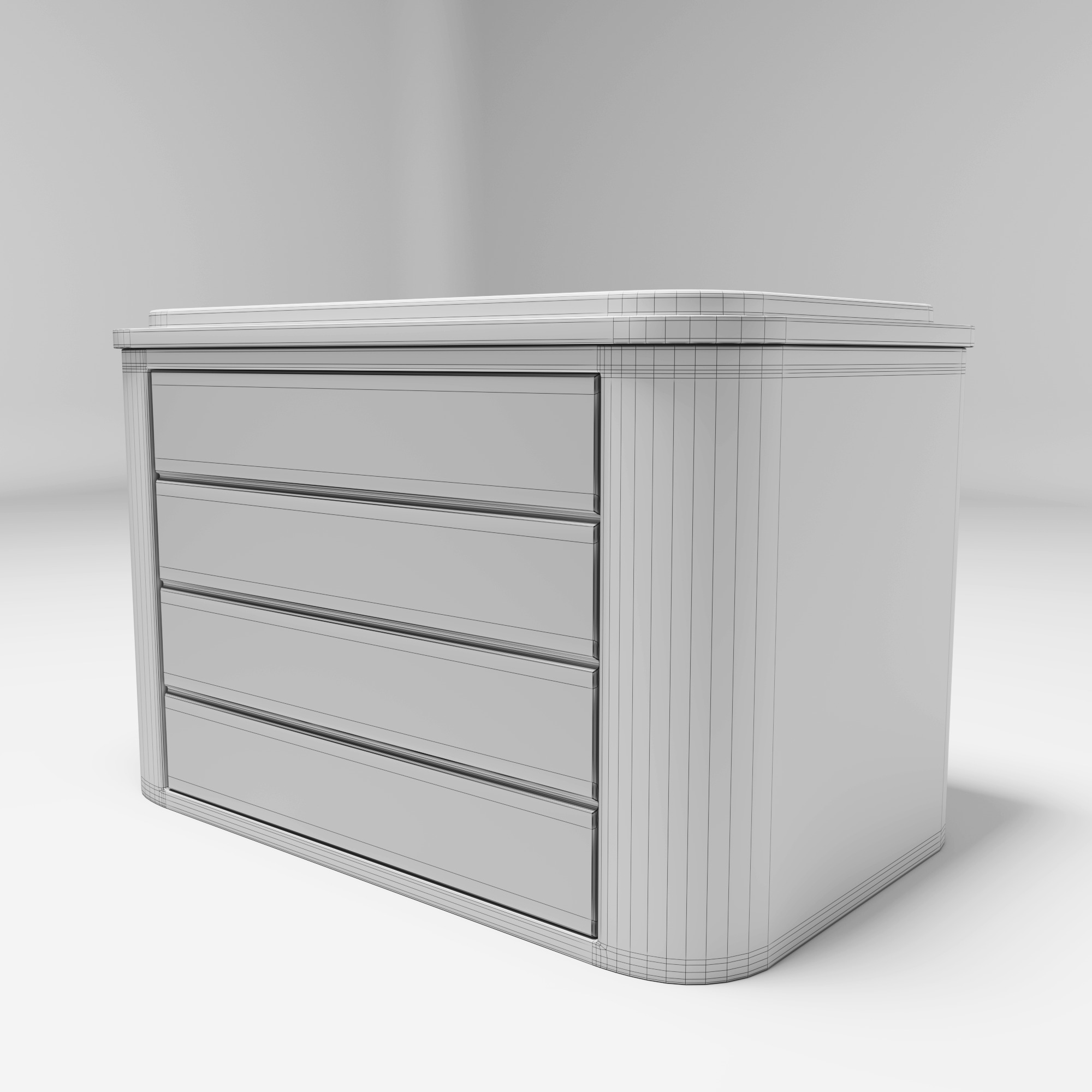 Dresser 3D model_12