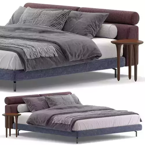 Gavi Up bed by Liu Jo Living Collection 3D model