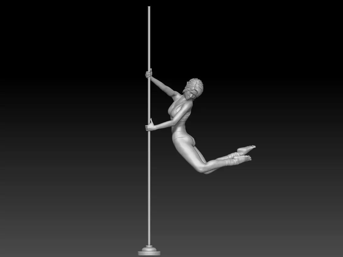 pole dance 2025 girl 1 3D print model_0