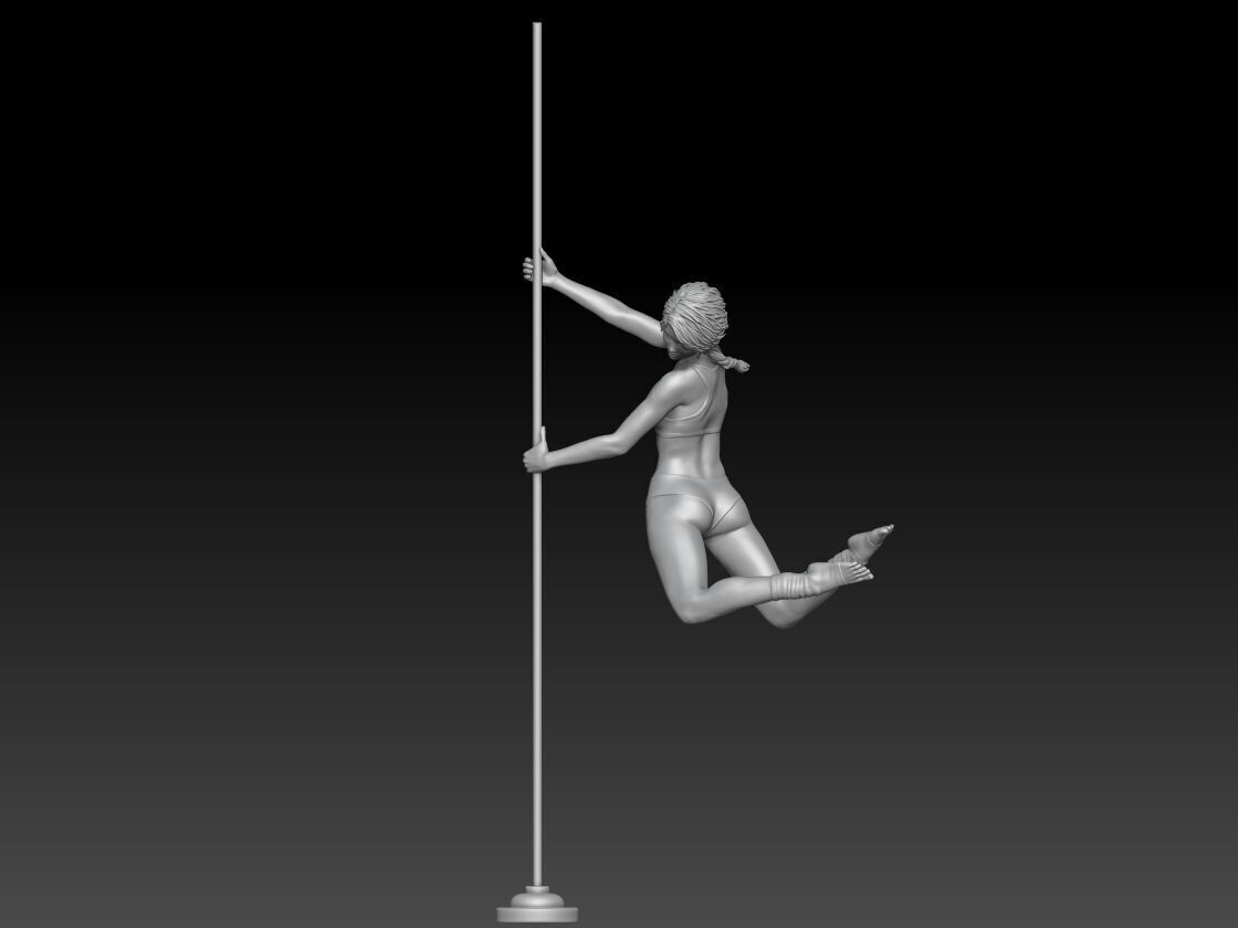 pole dance 2025 girl 1 3D print model_1