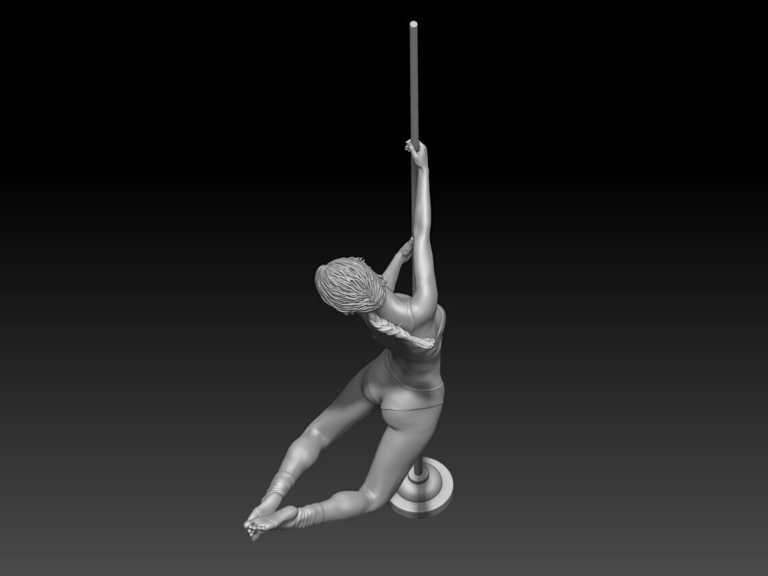 pole dance 2025 girl 1 3D print model_2