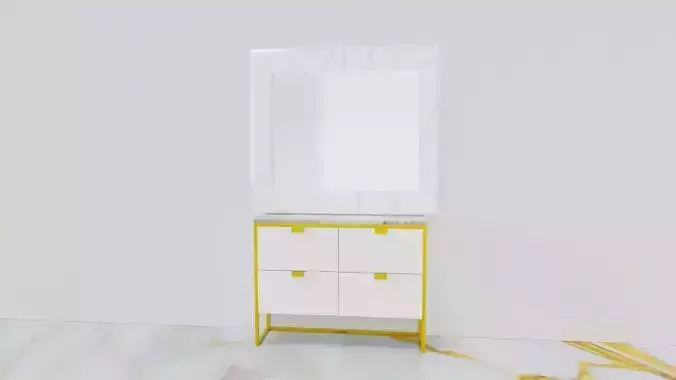 Modern chest with drawers
