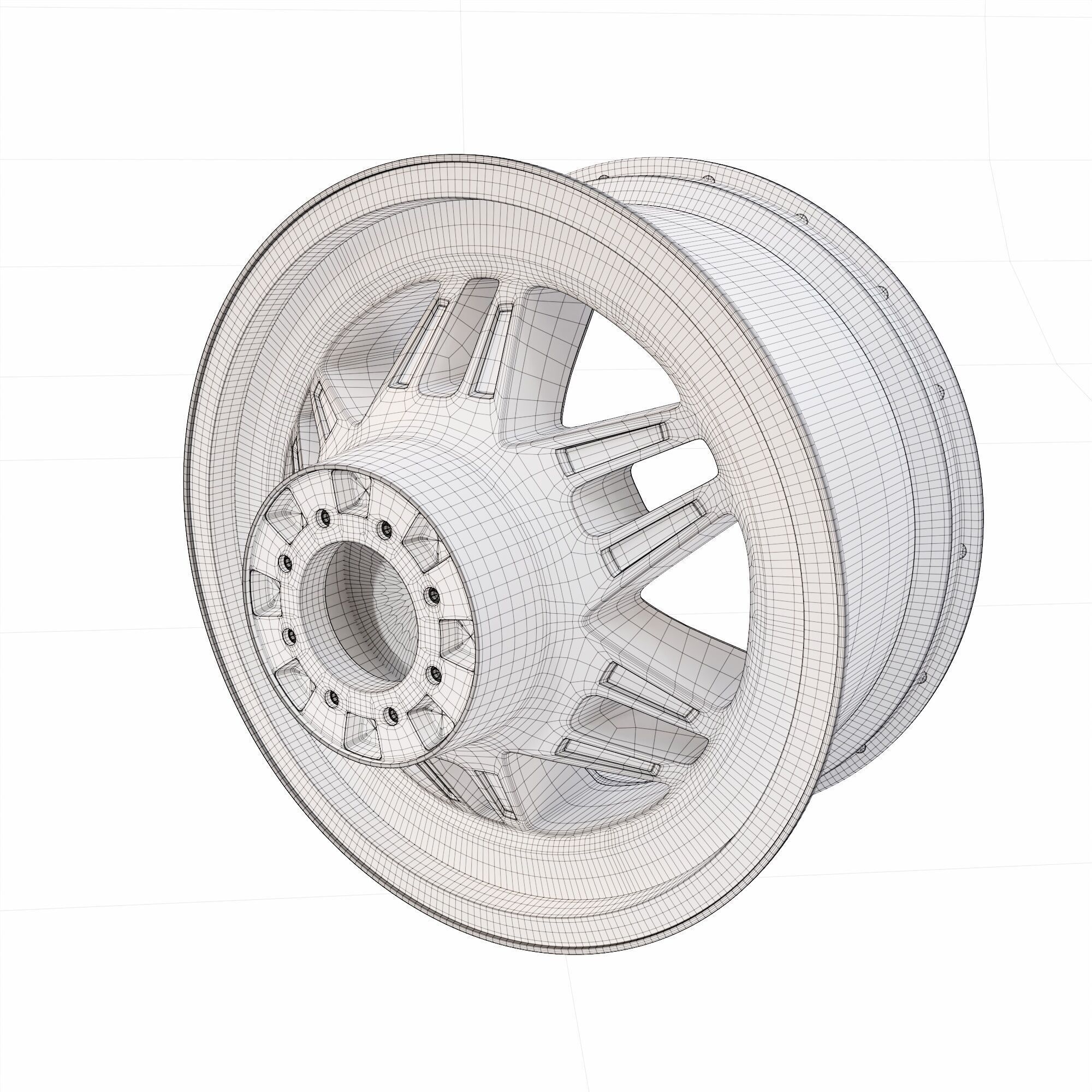 Car Wheel 3d model 3D model_6