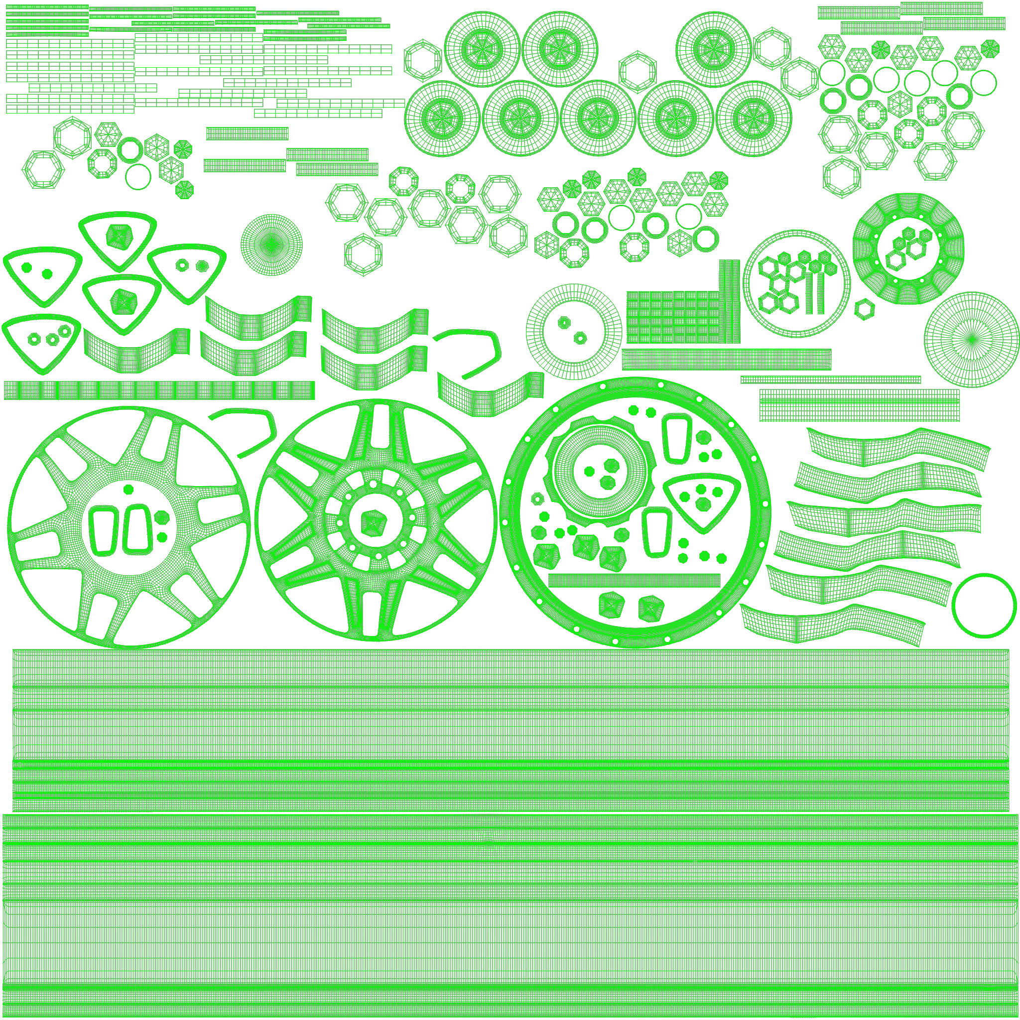 Car Wheel  3d model 3D model_7