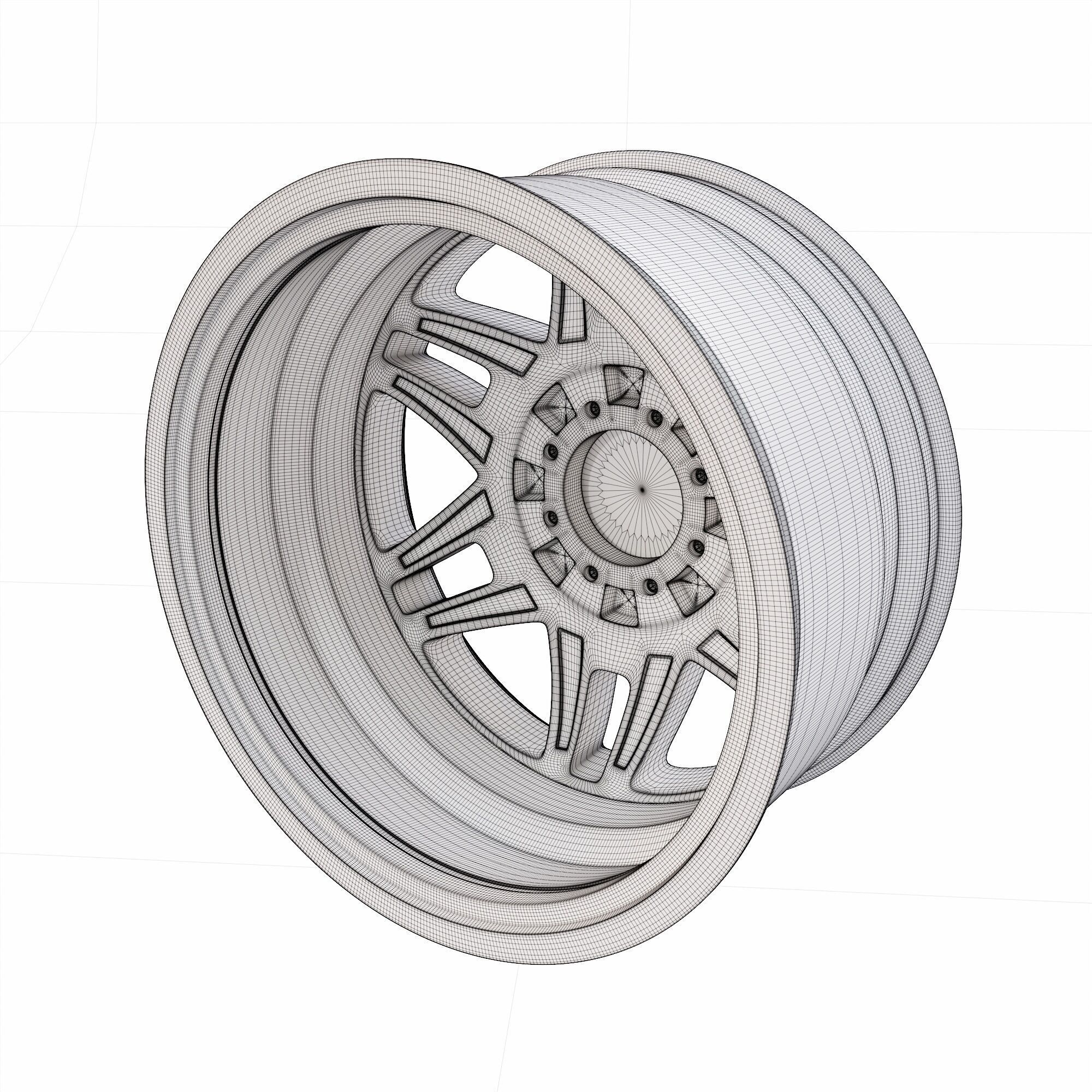 Car Wheel  3d model 3D model_6