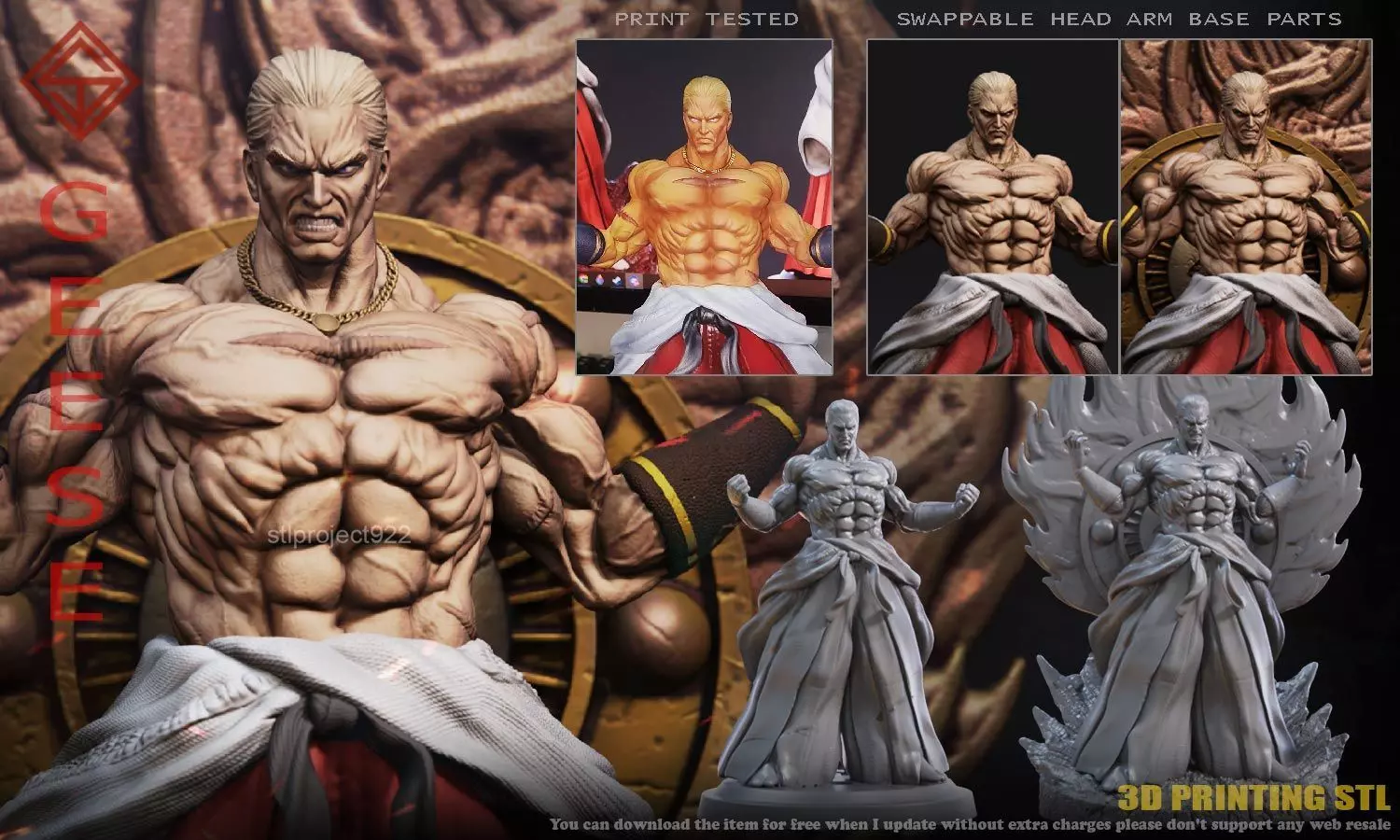 Geese 3D print model