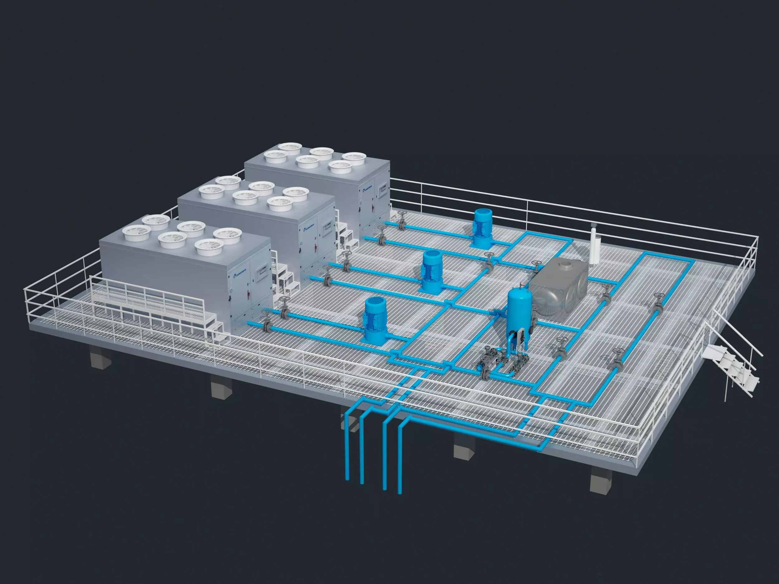 Cooling Tower 3D model_0