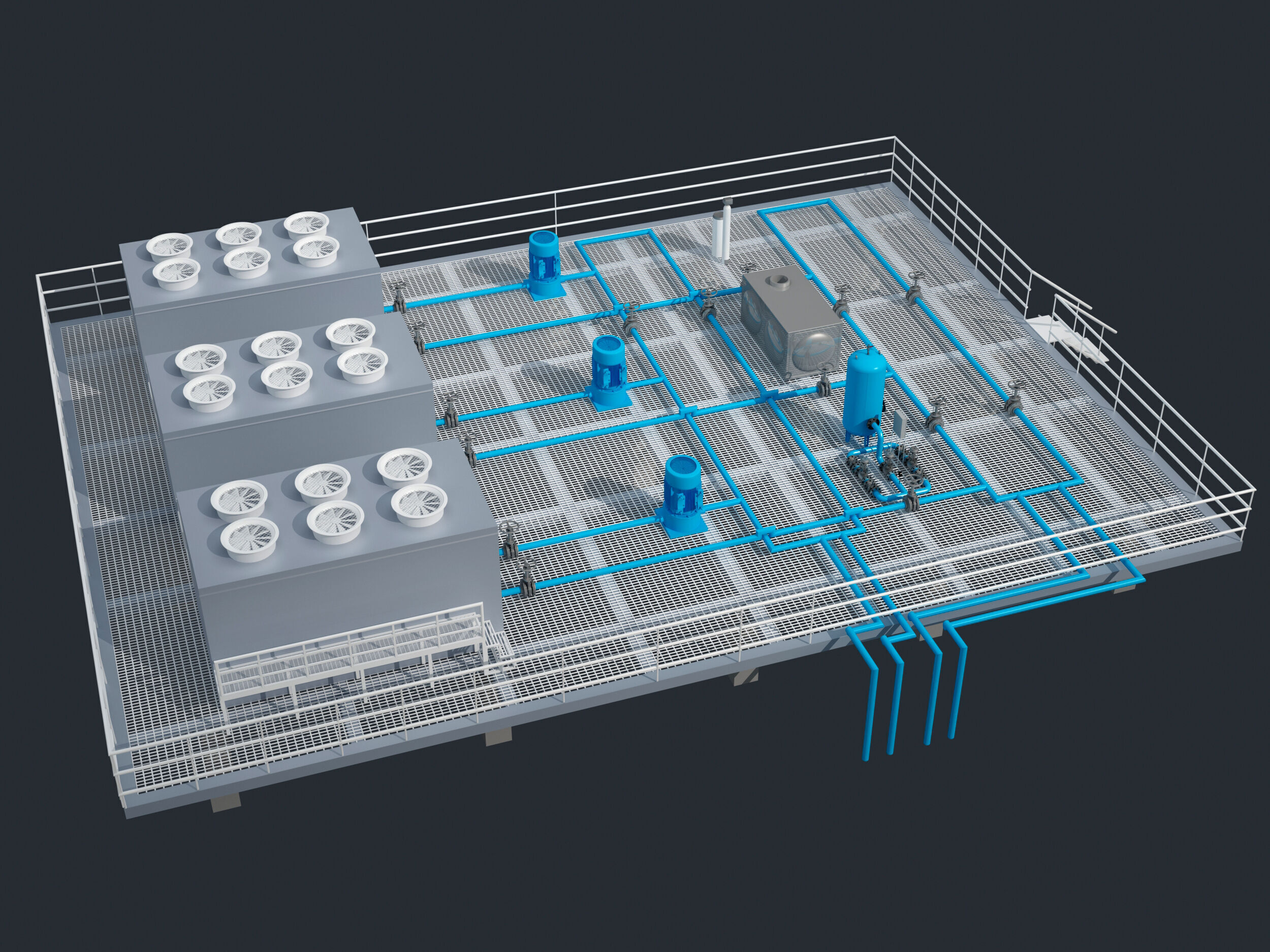 Cooling Tower 3D model_3