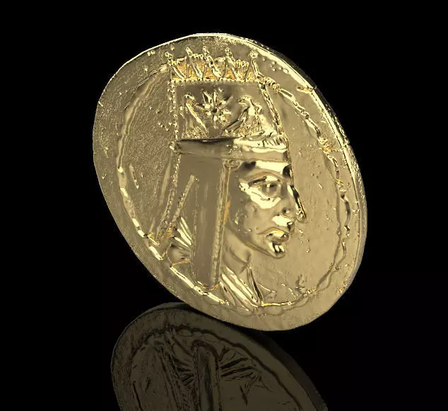 Coin Tigran The Great z1562 3D print model_0