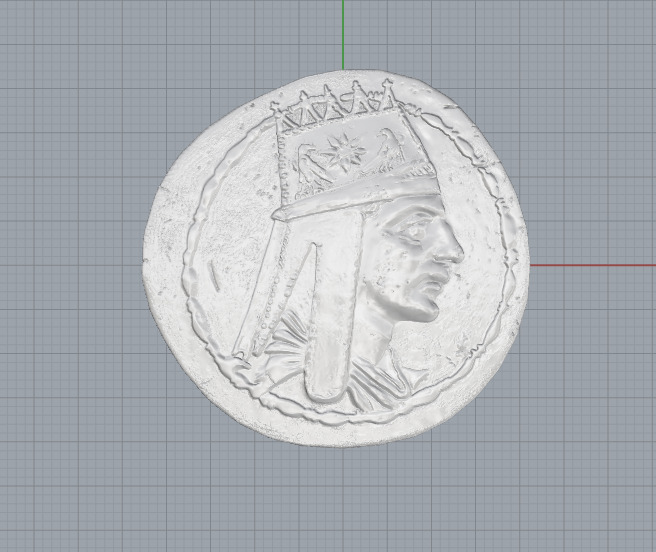 Coin Tigran The Great z1562 3D print model_3