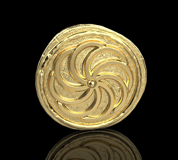 Coin Tigran The Great z1562 3D print model_1