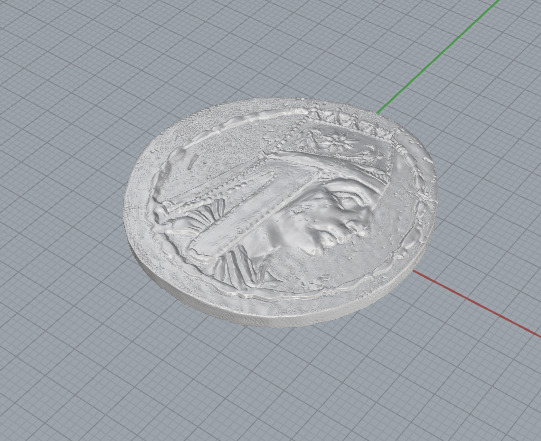 Coin Tigran The Great z1562 3D print model_4