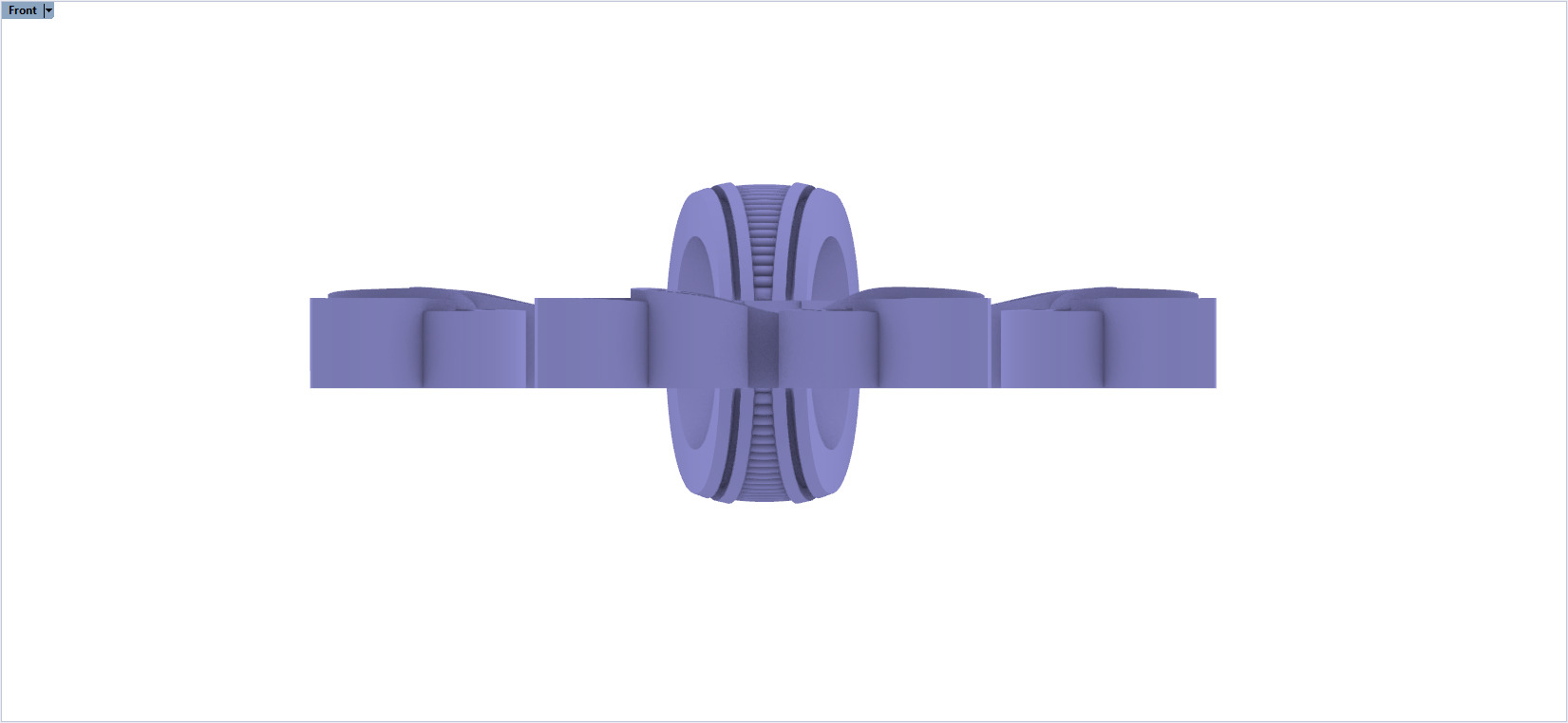 Cross Pendant 9046 3D print model_6