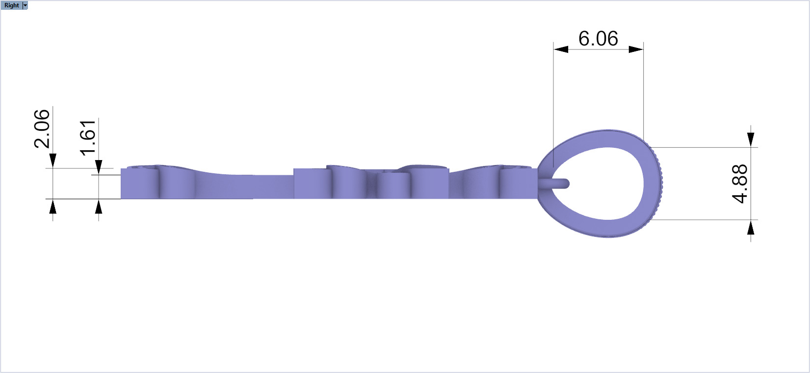 Cross Pendant 9046 3D print model_5