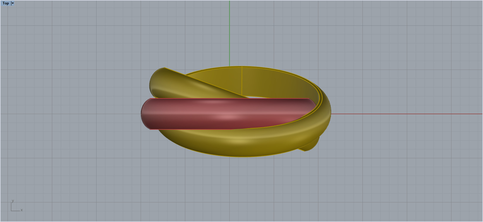 Triple Ring 9043 3D print model_6