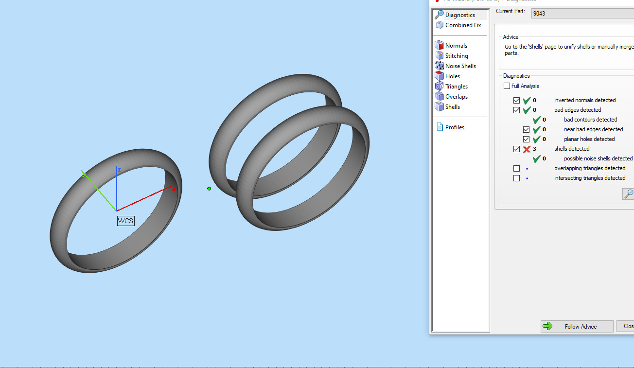 Triple Ring 9043 3D print model_7