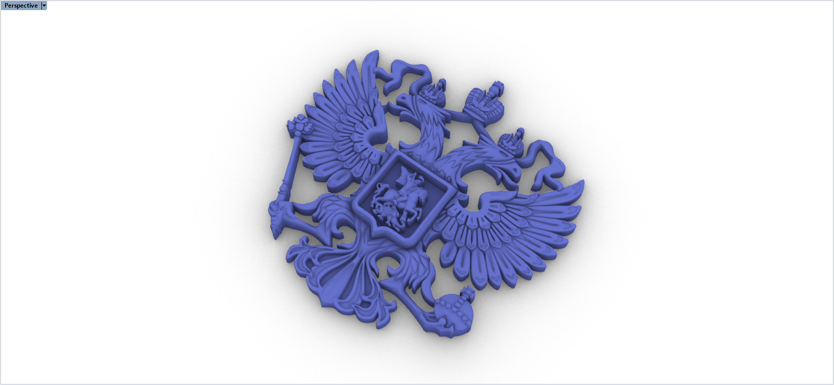 Coat of Arms of Russia 9040 3D print model_3
