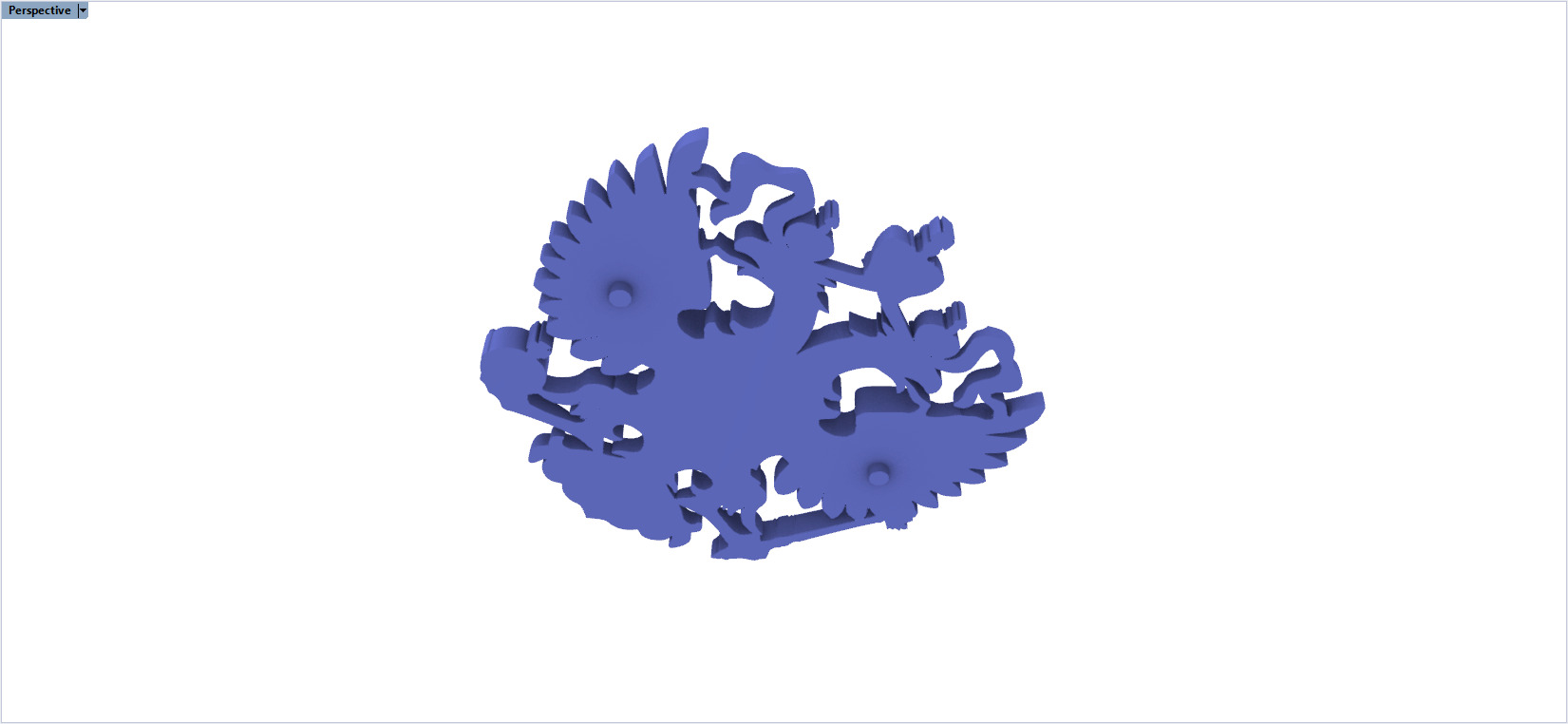 Coat of Arms of Russia 9040 3D print model_7