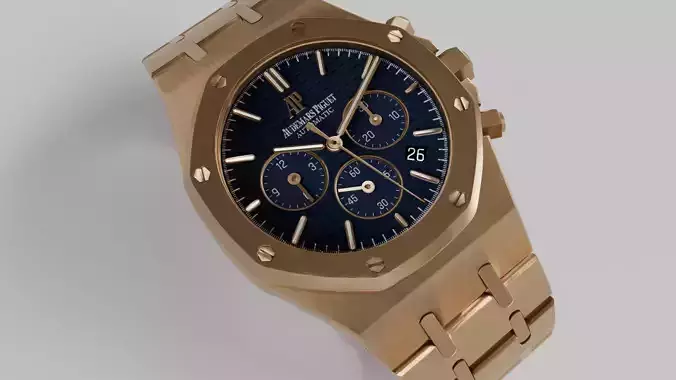 Audemars Piguet Royal Oak Bronz 3D Model 3D model