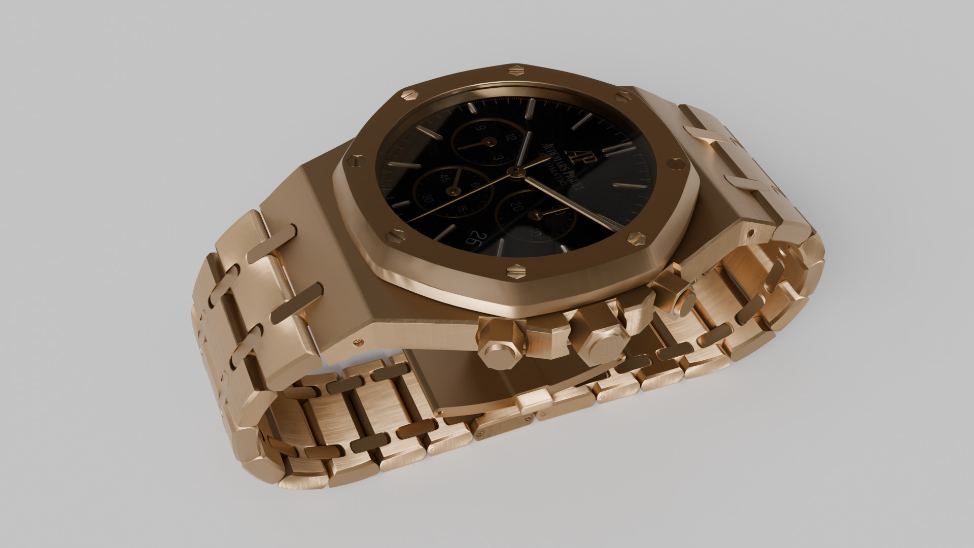 Audemars Piguet Royal Oak Bronz 3D Model 3D model_2