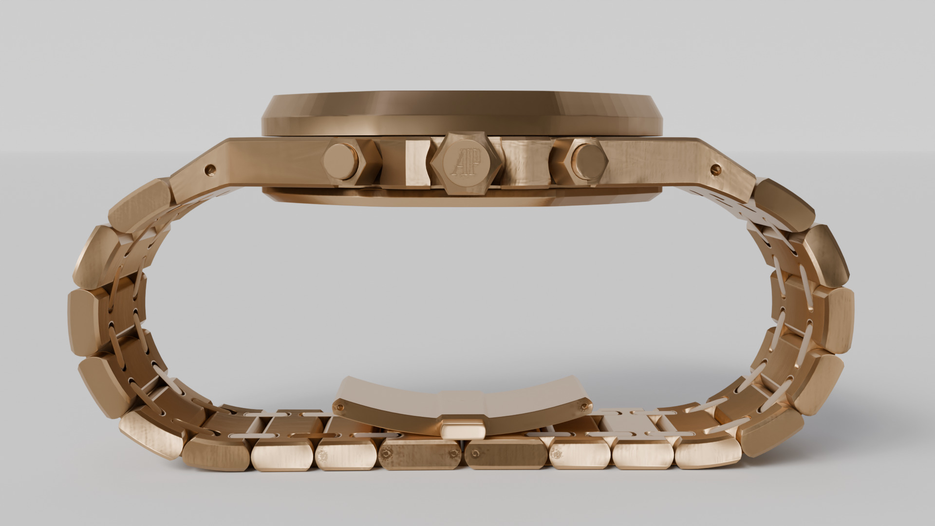 Audemars Piguet Royal Oak Bronz 3D Model 3D model_4