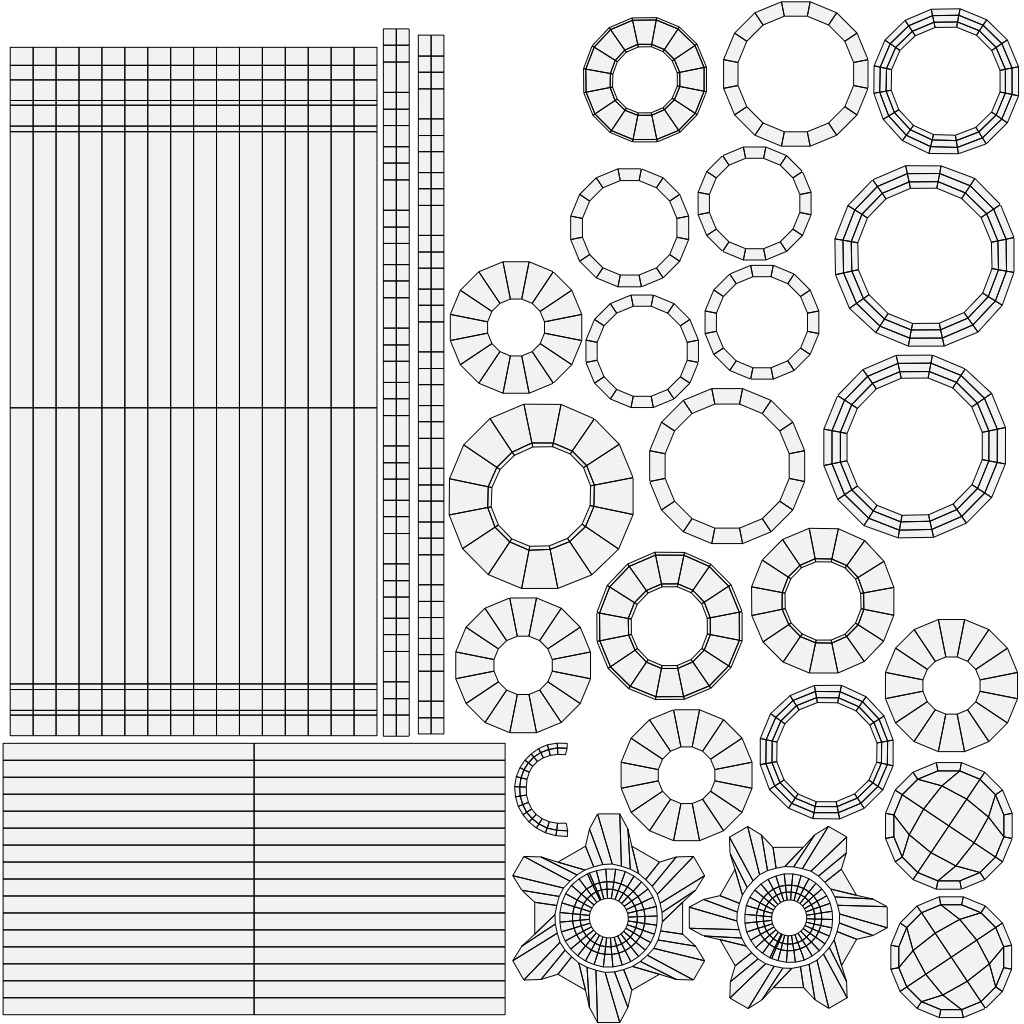 Gym Weights Set - Dumbbells Set Low-poly 3D model_8