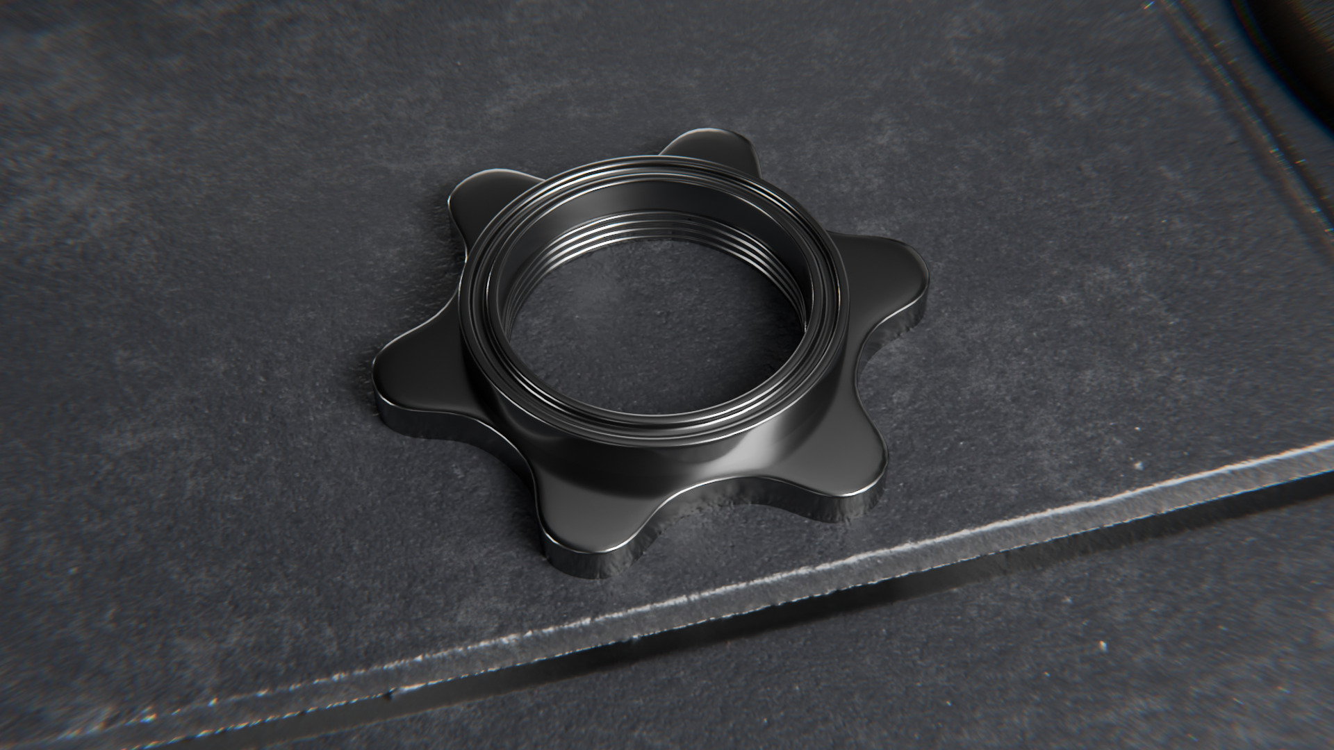 Gym Weights Set - Dumbbells Set Low-poly 3D model_6