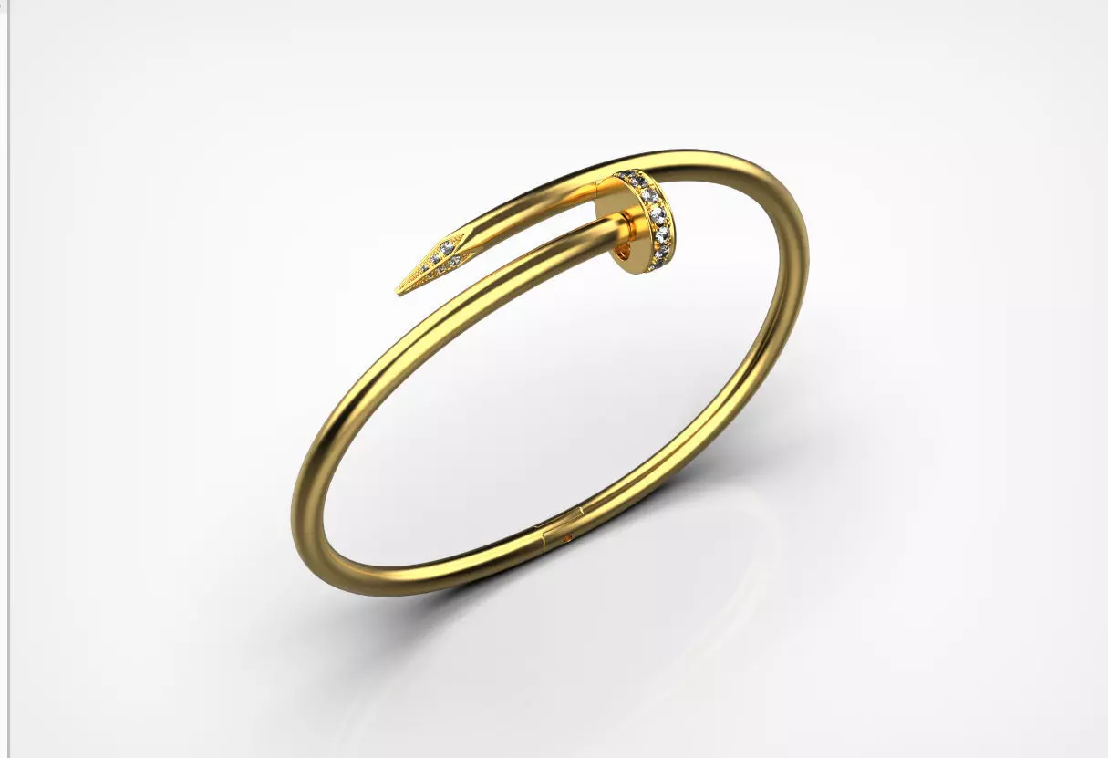 Nail Bracelet 9017 3D print model_0