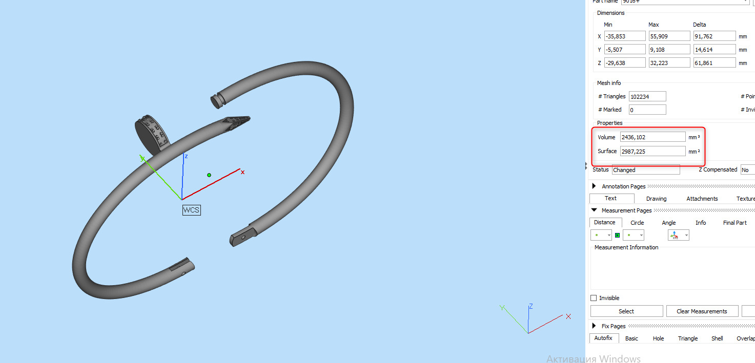 Nail Bracelet 9017 3D print model_15