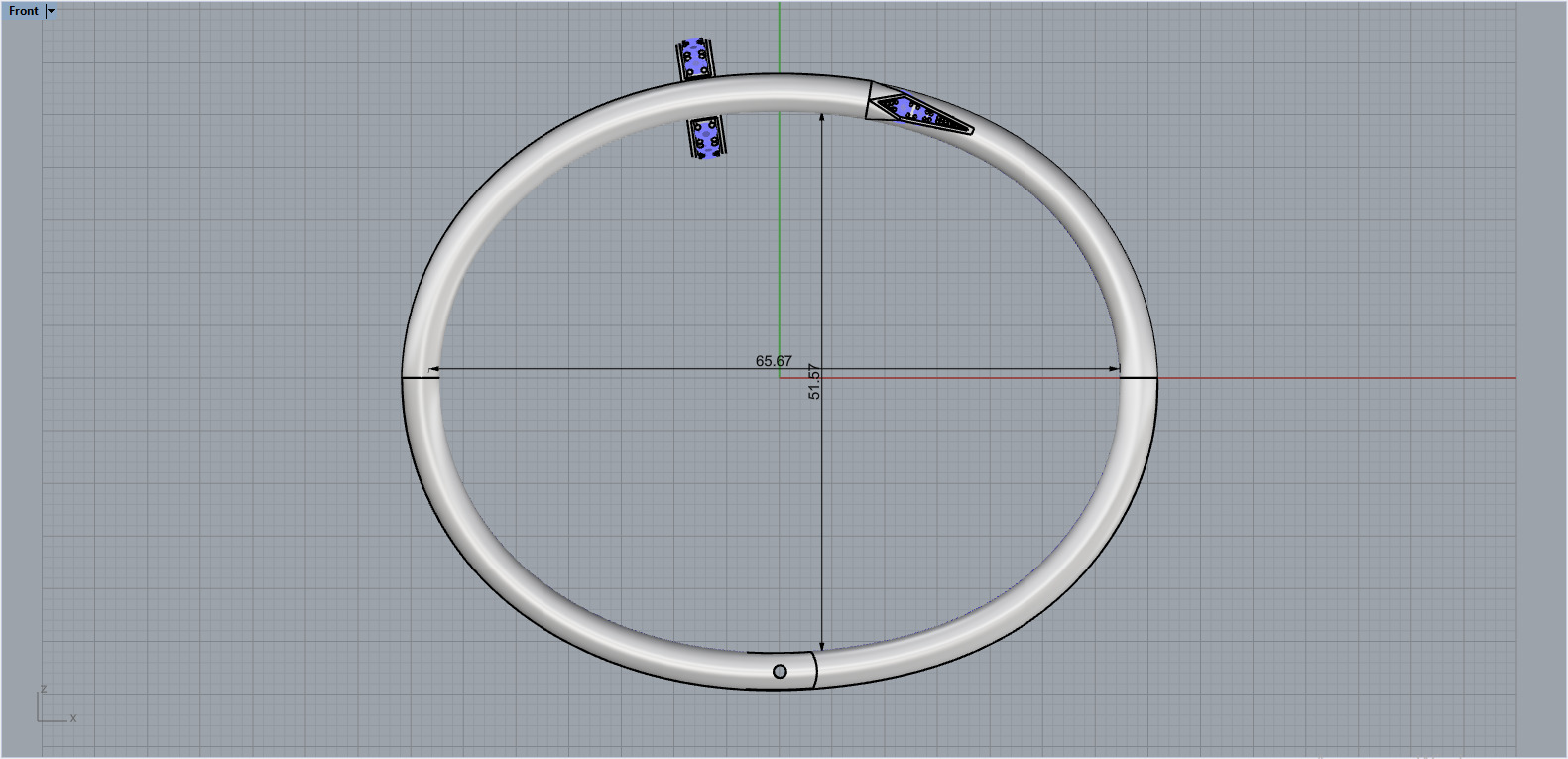 Nail Bracelet 9017 3D print model_10