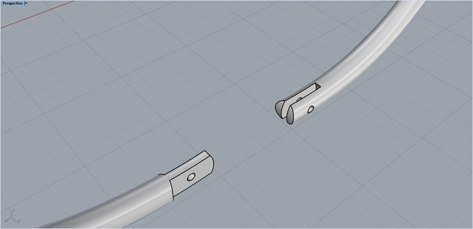 Nail Bracelet 9017 3D print model_13