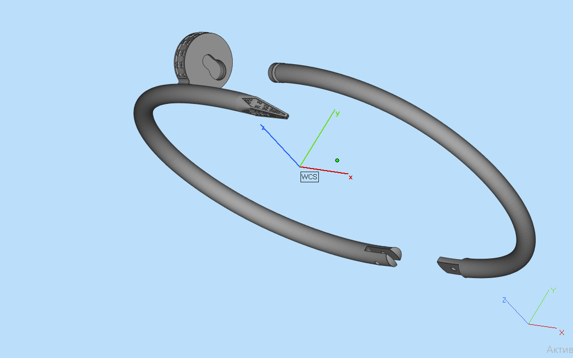 Nail Bracelet 9017 3D print model_16