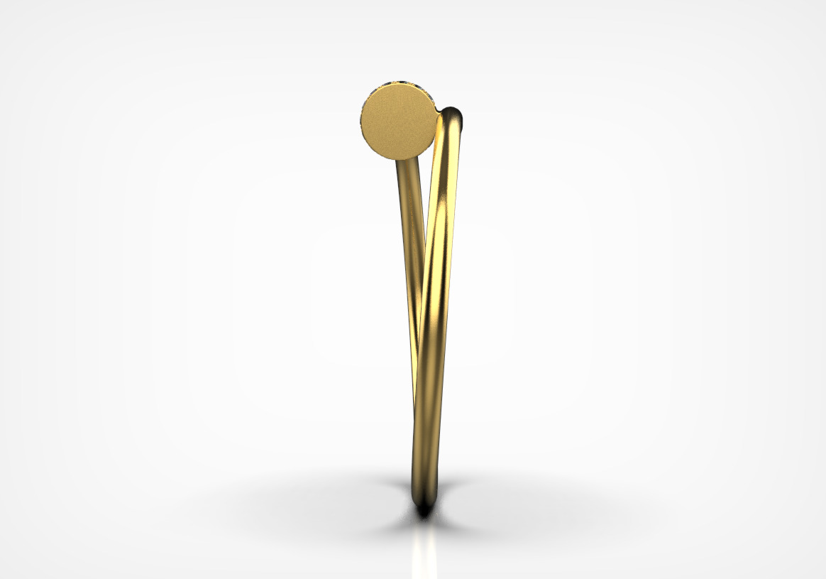 Nail Bracelet 9017 3D print model_4