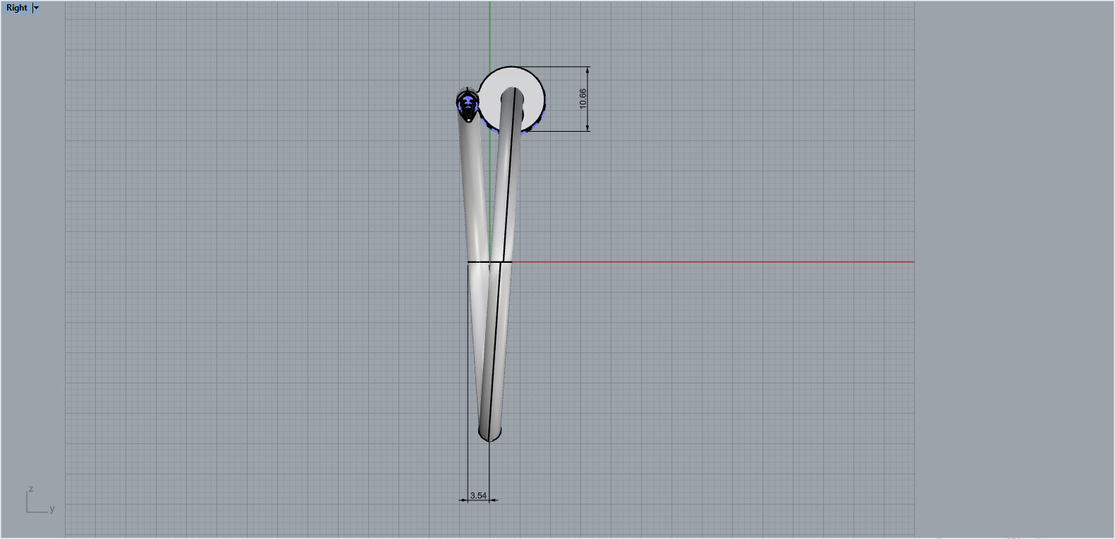 Nail Bracelet 9017 3D print model_9