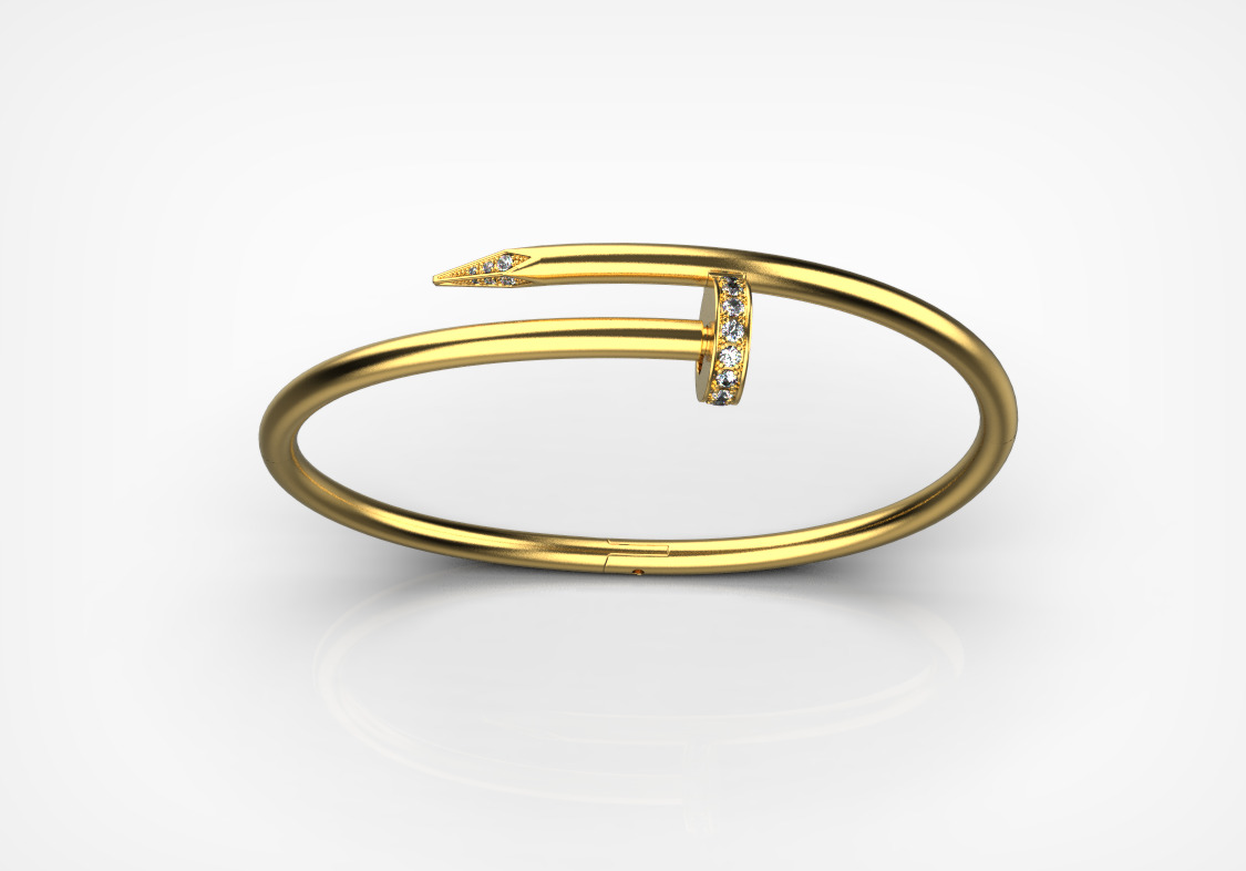 Nail Bracelet 9017 3D print model_5