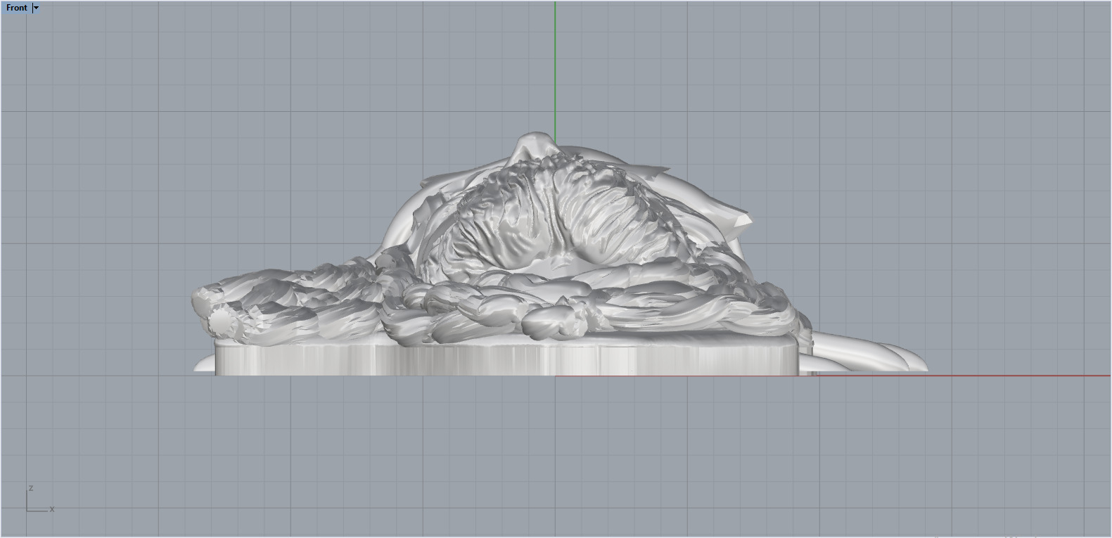 Jesus Head 9012 3D print model_12