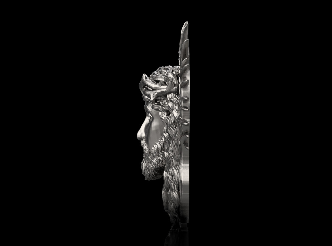 Jesus Head 9012 3D print model_6