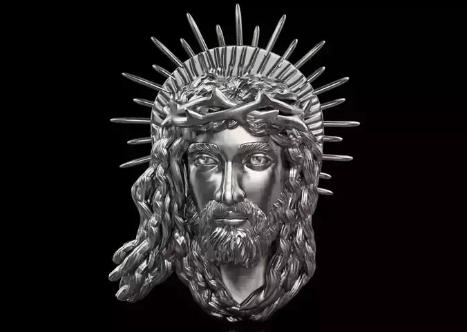 Jesus Head 9012 3D print model