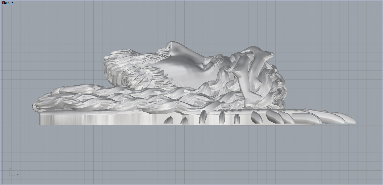 Jesus Head 9012 3D print model_11