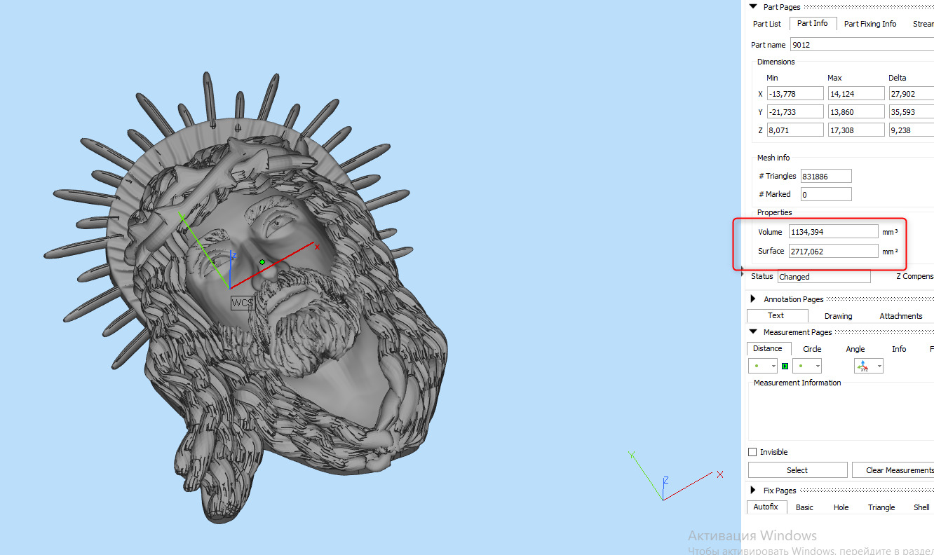 Jesus Head 9012 3D print model_14