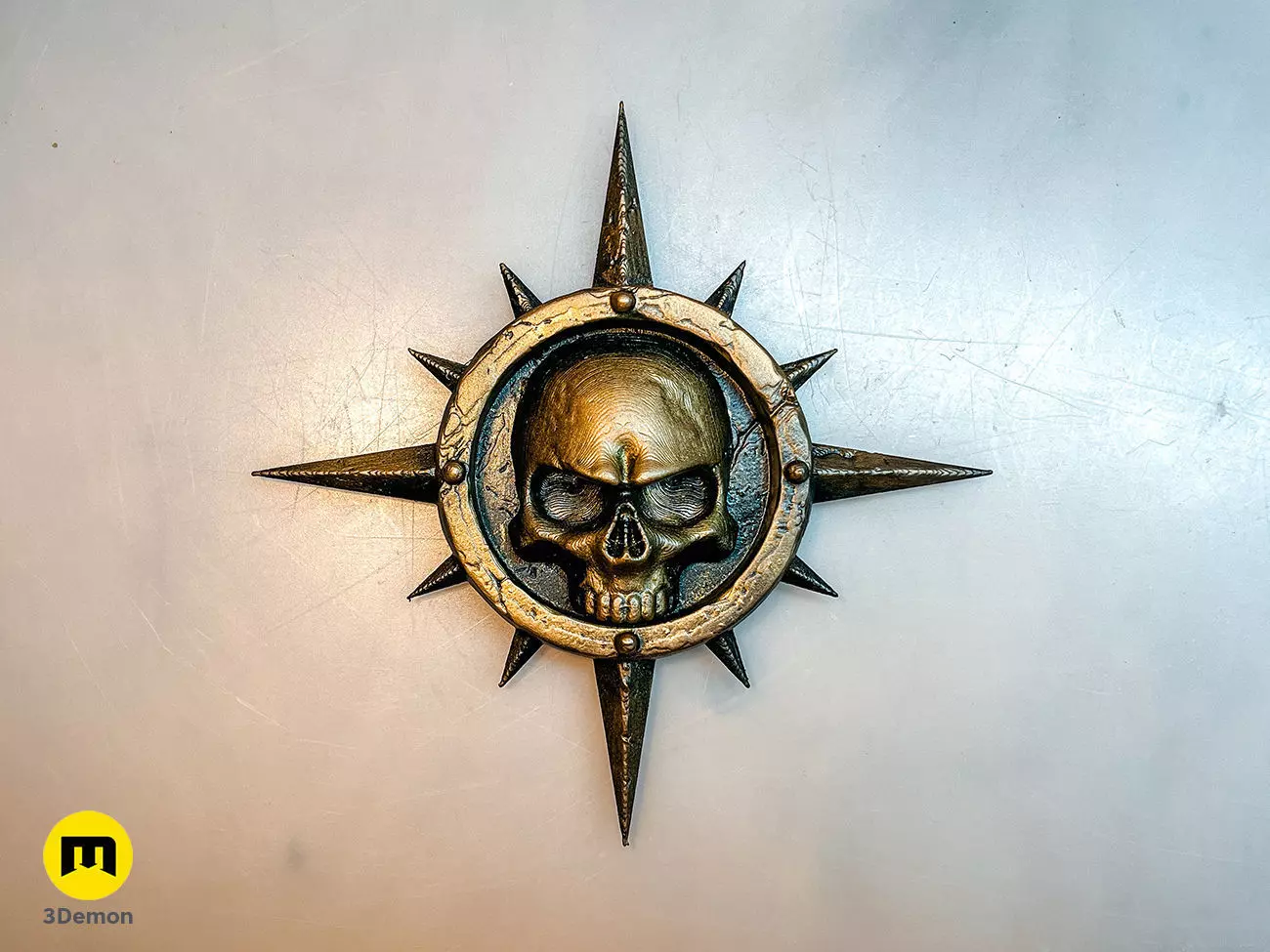 Space Marine Emblem Badge Free 3D print model_0
