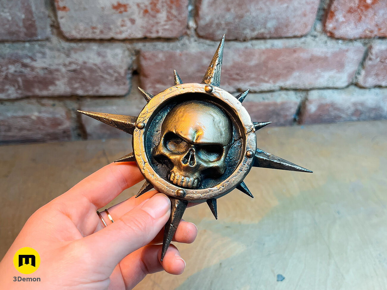 Space Marine Emblem Badge Free 3D print model_1