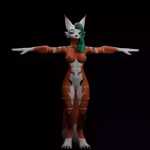 Anthro Furry VRChat Avatar