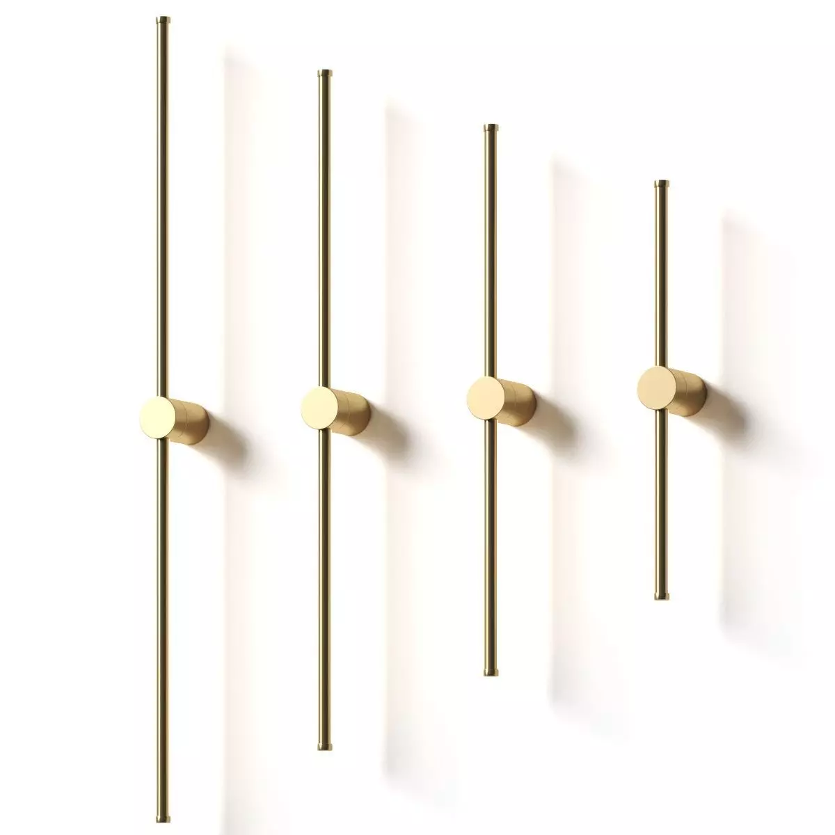 Create white - Stick sconce 3D model_0