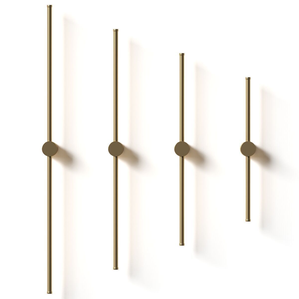 Create white - Stick sconce 3D model_1