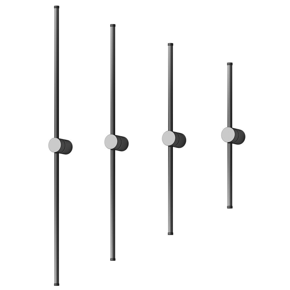 Create white - Stick sconce 3D model_3