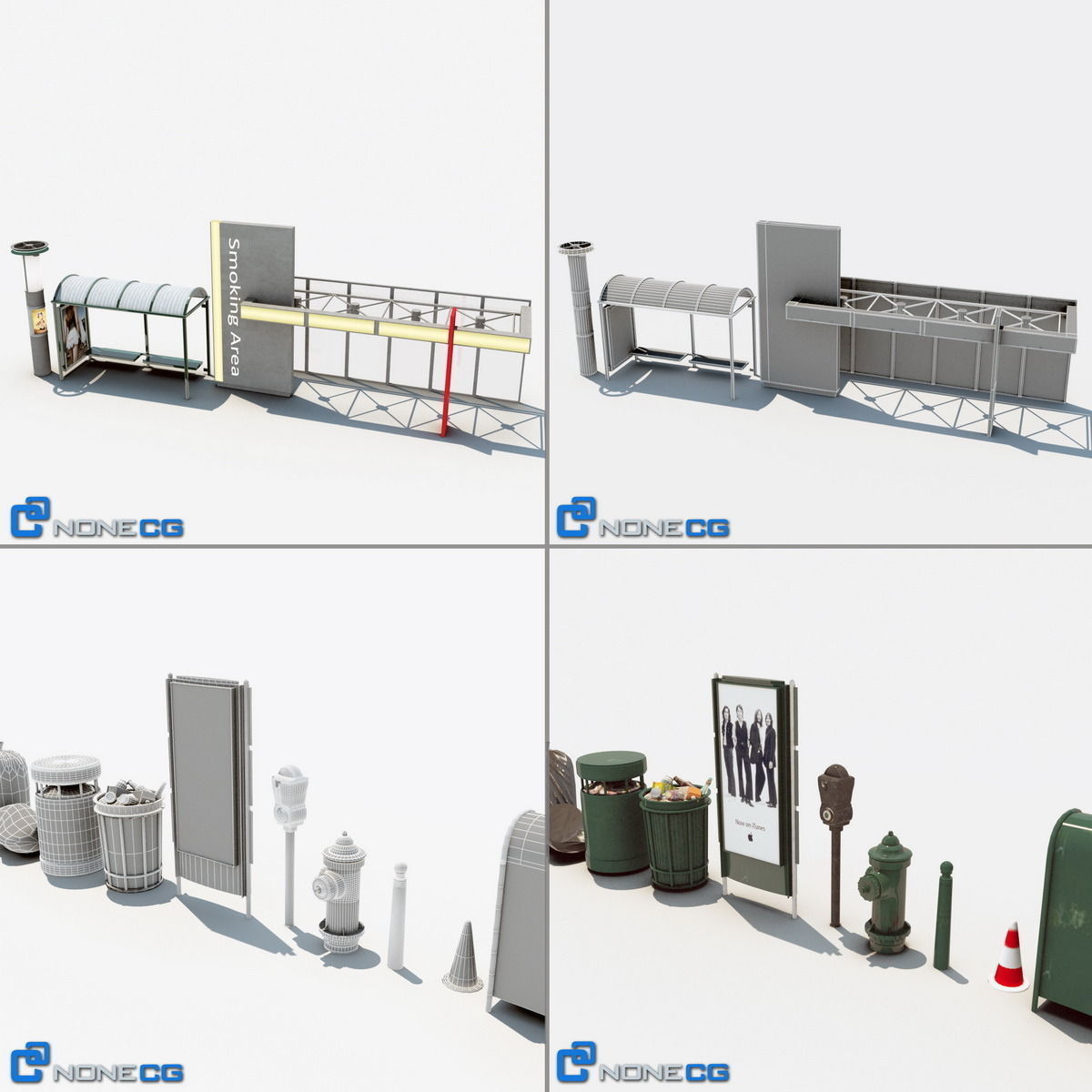 Cityscape Collection 3D model_32