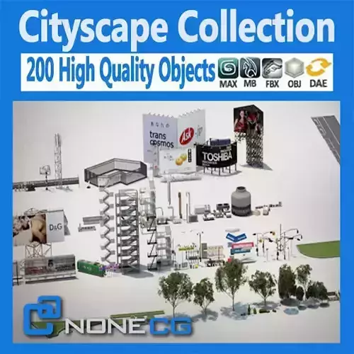 Cityscape Collection 3D model